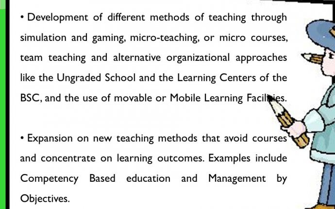 Different methods of teaching