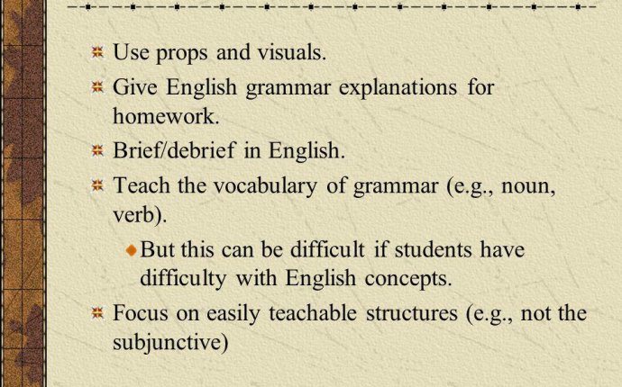 Strategies in teaching english grammar
